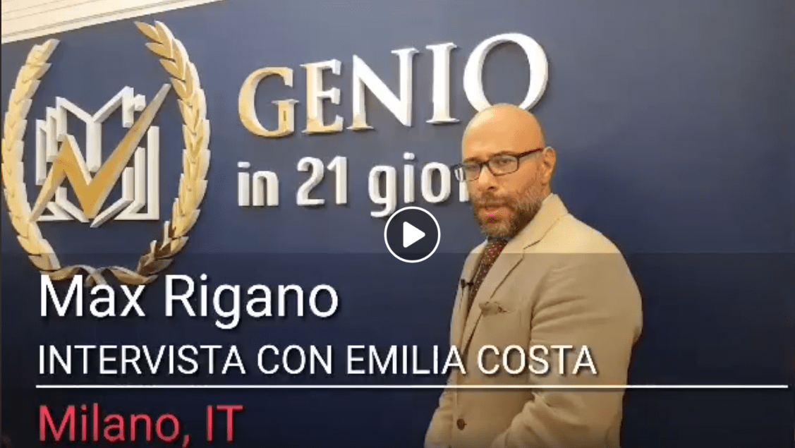 Max Rigano News Intervista Genio in 21 Giorni